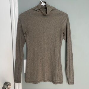 Vince Favorite Turtleneck Beige | Tan Cotton Blend